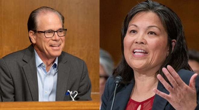 Mike Braun, Julie Su