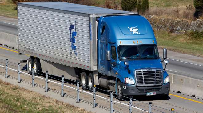 Continental Express truck