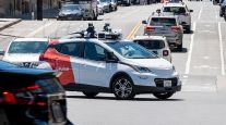 A Cruise robotaxi in San Francisco