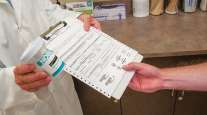 Taking a drug test