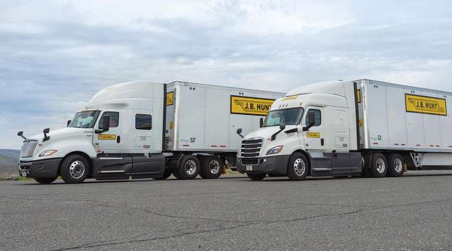 J.B. Hunt truck