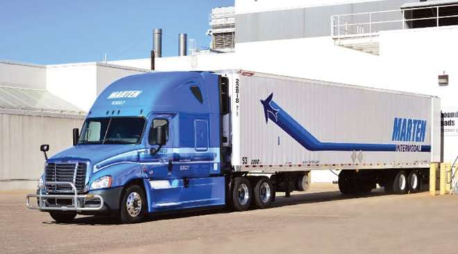 Marten Transport truck