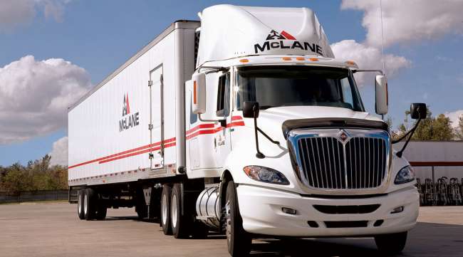 A McLane Co. truck A McLane Co. truck
