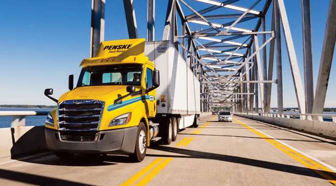 Penske rental truck