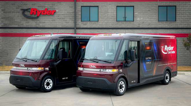 Ryder electric vans