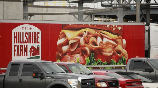 A Tyson Foods trailer in Tennessee