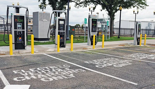 EV charging station