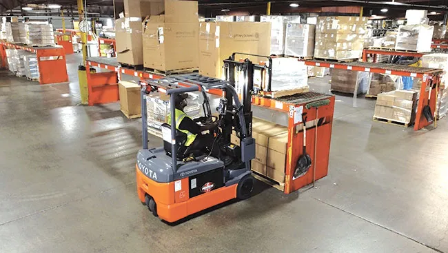 A. Duie Pyle forklift